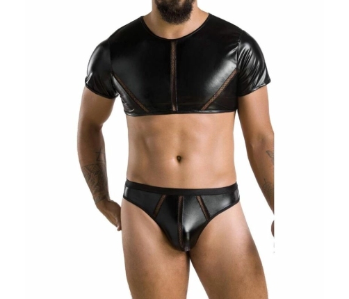 Passion Peter Set Black S/M - Elegant Men's Lingerie, EU Quality