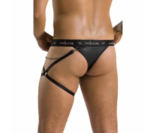 Passion BILL Men's Thong Black S/M - Modern Polyurethane Design