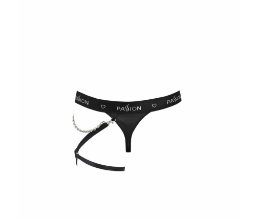 Passion BILL Men's Thong Black S/M - Modern Polyurethane Design
