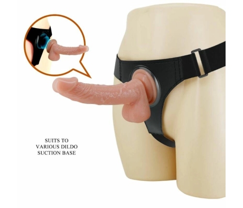 Pretty Love Kevin Universal Harness Set with 19 cm Anatomical Insert, Beige