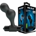 Pretty Love MR PLAY Black Silicone Anal Plug with 10 Vibration Modes