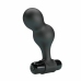 Pretty Love MR PLAY Black Silicone Anal Plug with 10 Vibration Modes