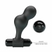 Pretty Love MR PLAY Black Silicone Anal Plug with 10 Vibration Modes