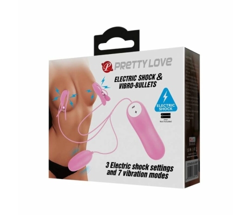 Pretty Love Tweezer Vibrating Adjustable Pink Stimulation System