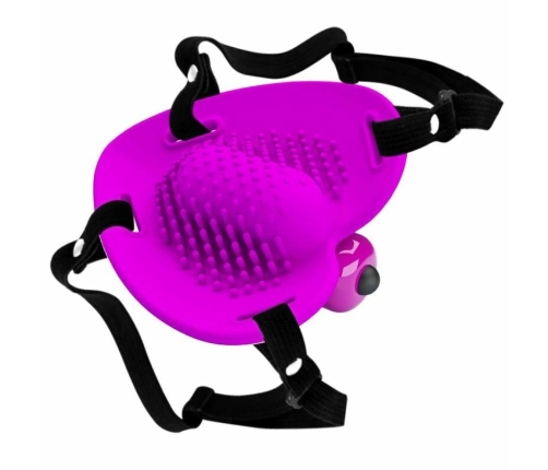 Pretty Love Heartbeat Intimate Massager 10-Mode Purple ABS Silicone