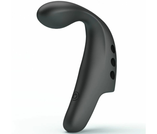 Pretty Love Black Gorgon Rechargeable Finger Massager, 10 Modes, Black