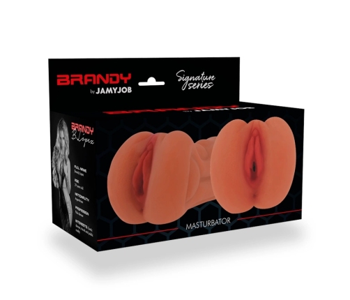 Jamyjob Signature Brandy Anatomical Intimate Device TPR Compact Model
