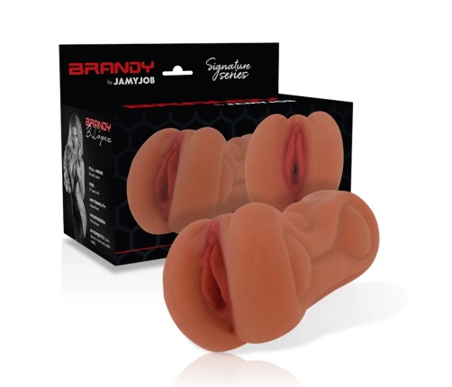 Jamyjob Signature Brandy Anatomical Intimate Device TPR Compact Model