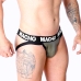 Macho MX27GR Intimate Jockstrap Grey Beige XL - Leather-Look Finish