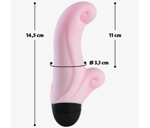 Fun Factory Ocean Pink - Compact Dual-Action Vibrating System, Waterproof