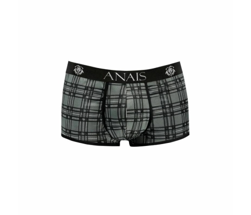 ANAIS FOR MEN Balance Boxer Shorts S Black-Grey Check Microfiber