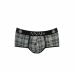 ANAIS Men Balance Brief S Black-Grey Check Microfiber Comfort Fit