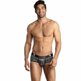 ANAIS Men Balance Brief S Black-Grey Check Microfiber Comfort Fit