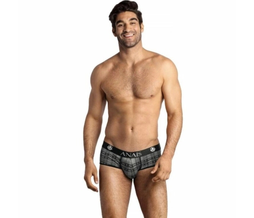 ANAIS MEN Balance Brief XL - Sporty Checkered Microfiber Underwear