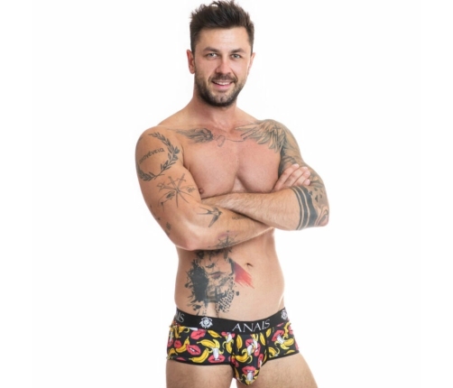 ANAIS MEN Banana Brief L - Sporty Lycra Underwear with Banana Print
