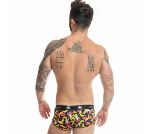 ANAIS MEN Banana Brief L - Sporty Lycra Underwear with Banana Print