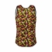 Anais Men Banana Top S - Sleeveless Lycra Shirt with Banana Print