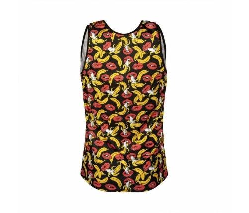 Anais Men Banana Top L - Sleeveless Lycra Shirt with Banana Print