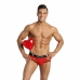 Anais Men Brave Jock Bikini L Red Lace Floral European Design
