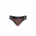 ANAIS MEN CHILL Slip XL - Black Tulle Briefs with Colorful Print