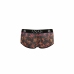 ANAIS MEN CHILL Boxer Briefs S - Sporty Fit, Palm Print, Black Tulle