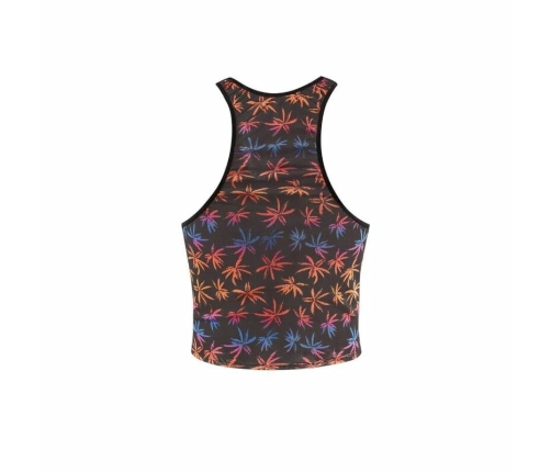 ANAIS MEN Chill Top XL Black Mesh Holiday Print Sleeveless