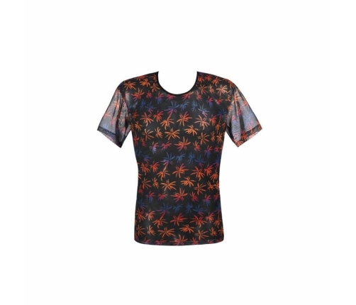ANAIS MEN CHILL T-Shirt XL - Soft Black Mesh, Colorful Print