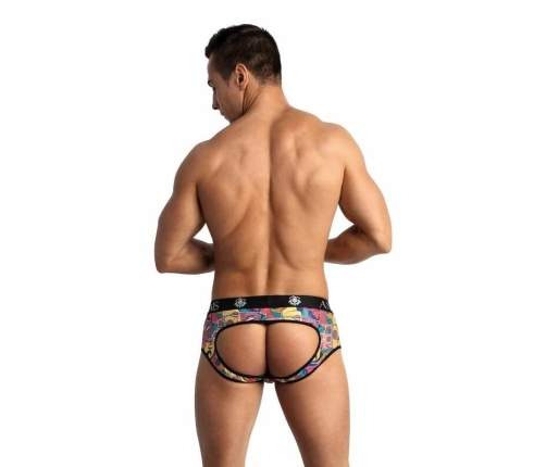 ANAIS MEN Comics Jock Bikini Briefs M - Soft Modal, Comic Print, Open Back