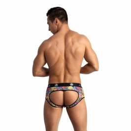 ANAIS MEN Comics Jock Bikini XL - Soft Modal, Comic Print, Open Back