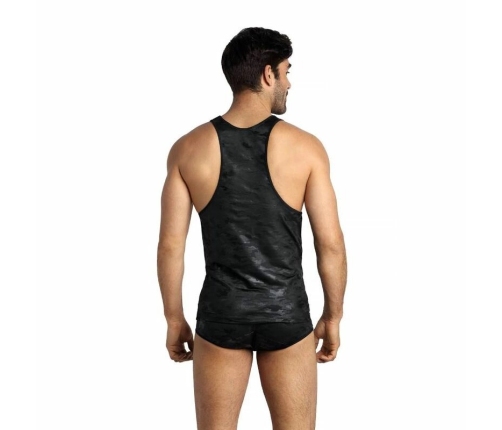 Anais Men Electro Top S Microfiber Military Print Sleeveless