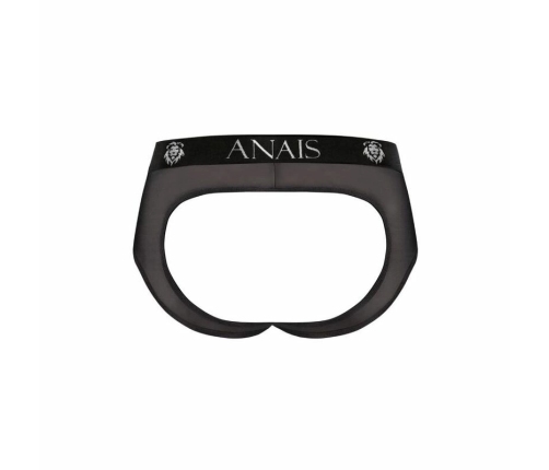 ANAIS MEN Eros Jock Bikini XL - Black Mesh, Open Back Design