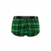 ANAIS MEN MAGIC Briefs L Green-Black Check Comfort Fit