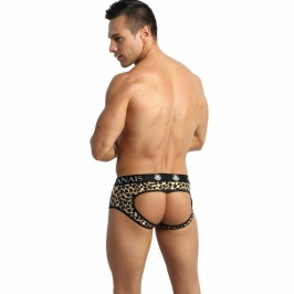 ANAIS Men Mercury Jock Bikini L - Animal Print, Microfiber Comfort