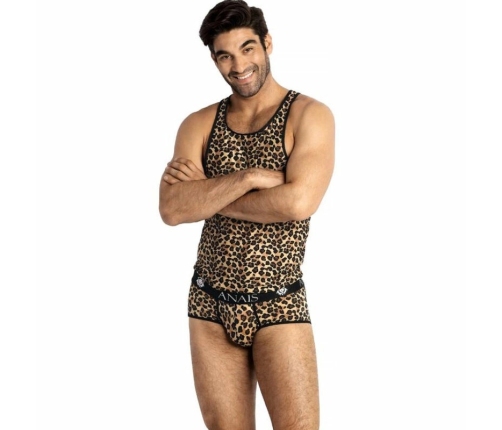 Anais Men Mercury Top XL - Microfiber Briefs with Animal Print, Comfort Fit