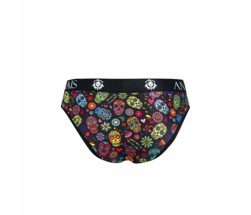 ANAIS MEN Mexico Slip XL - Soft Modal Briefs with Floral Skull Print