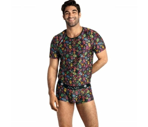 ANAIS MEN Mexico T-Shirt XL - Soft Modal, Floral Print, European Quality