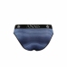 ANAIS Men Naval Slip M Navy Blue Satin-Stripe Briefs Comfort Fit