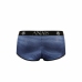 Anais Men Naval Brief S - Navy Blue Tulle, Sporty Fit, Satin Stripes