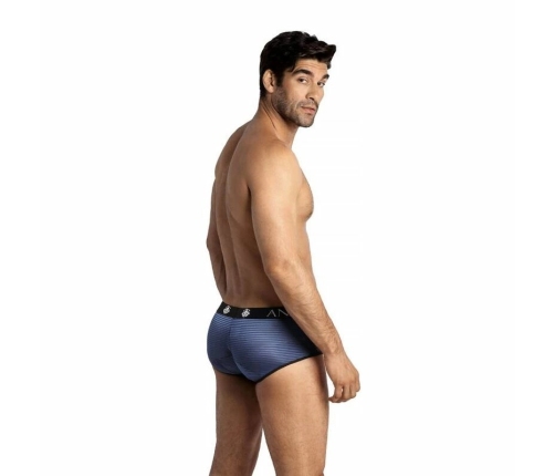 ANAIS MEN Naval Brief XL Navy Blue Sporty Striped Design