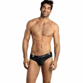 ANAIS Men Petrol Slip M - Soft Microfiber Briefs, Navy Blue