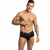 Anais Men Petrol Jock Bikini S - Soft Microfiber, Open Back, Dark Blue