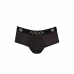 Anais MEN PETROL Jock Bikini M - Microfiber Open-Back Briefs Navy Blue