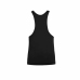 ANAIS MEN Petrol Sleeveless Microfiber Top S Black