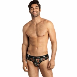 ANAIS MEN Power Slip XL - Premium Modal Briefs with Rose & Skull Print