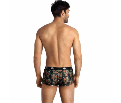 Anais Men Power Boxer S - Sporty Modal Boxers with Skull & Rose Print