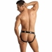 ANAIS Men Power Jock Strap L with Rose & Skull Print, Soft Modal, Clear