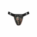 ANAIS Men Power Jock Strap L with Rose & Skull Print, Soft Modal, Clear