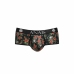 ANAIS MEN Power Brief S - Sporty Modal Trunks with Rose & Skull Print