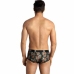 ANAIS MEN Power Brief S - Sporty Modal Trunks with Rose & Skull Print