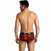 ANAIS MEN Savage Brief S Red Microfiber Sport Cut Animal Print
